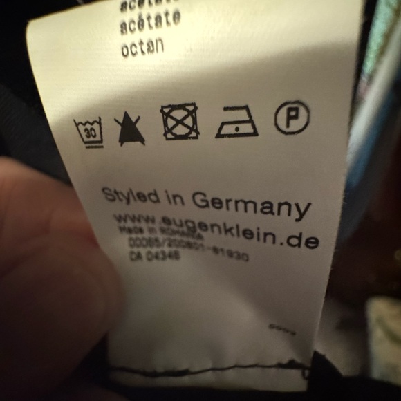 “RED” Black Blazer with White Stitching - Picture 8 of 8